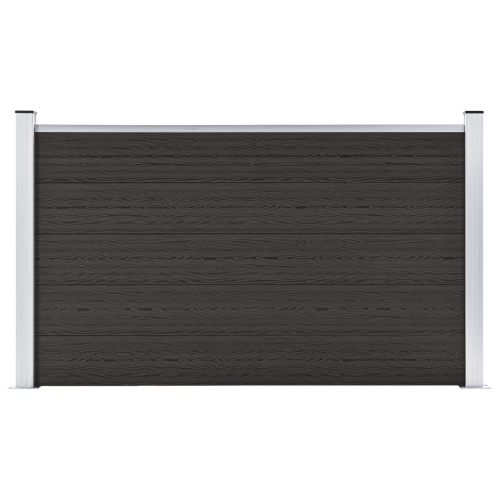 Vidaxl Fence Pannello 180x105 cm HKC nero