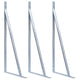 VIDAXL STAPPLICAZIONE FINE POST POST 3 ST Galvanized Steel