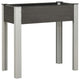 Plantador Vidaxl elevado 75x40x75 cm HKC Gray
