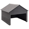 Vidaxl overkapping voor grasmaaier 80x80x70 cm hkc
