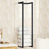 Vidaxl Rack de toalla 25x20x95 cm de hierro negro