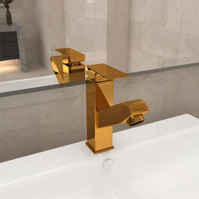 Vidaxl Washbasin Faucet con función Eagle 157x172 mm de oro