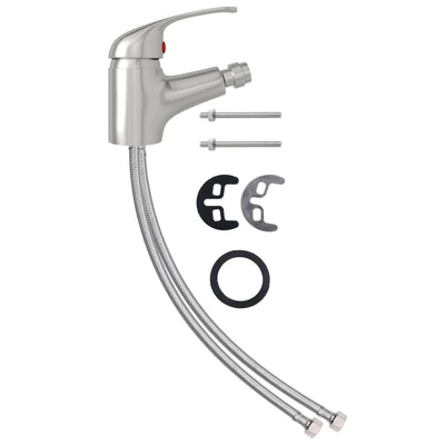 Vidaxl Bidet Valve 13x12 cm color argento