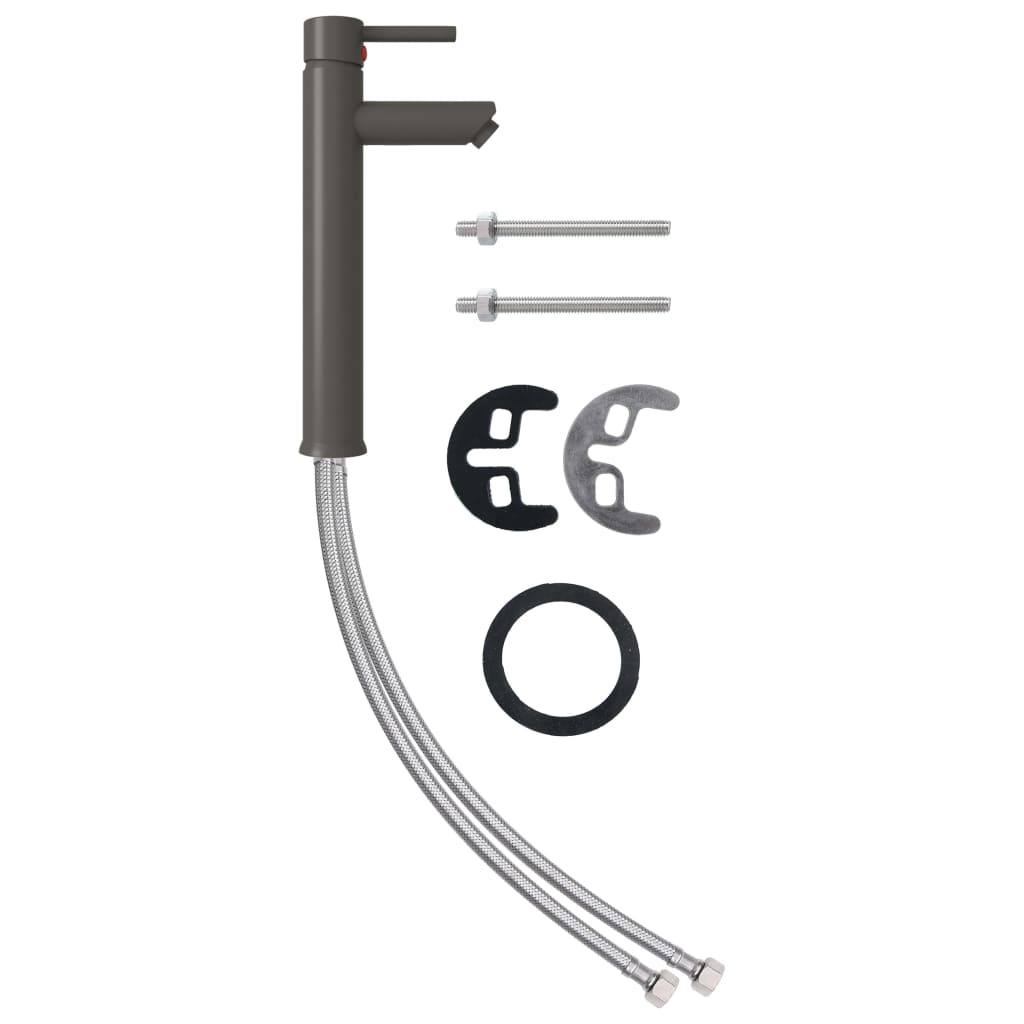 Miscelatore da bagno Vidaxx 12x30 cm grigio