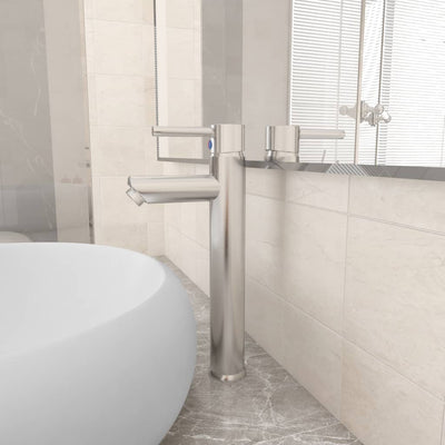 Miscelatore da bagno Vidaxx 12x30 cm color argento