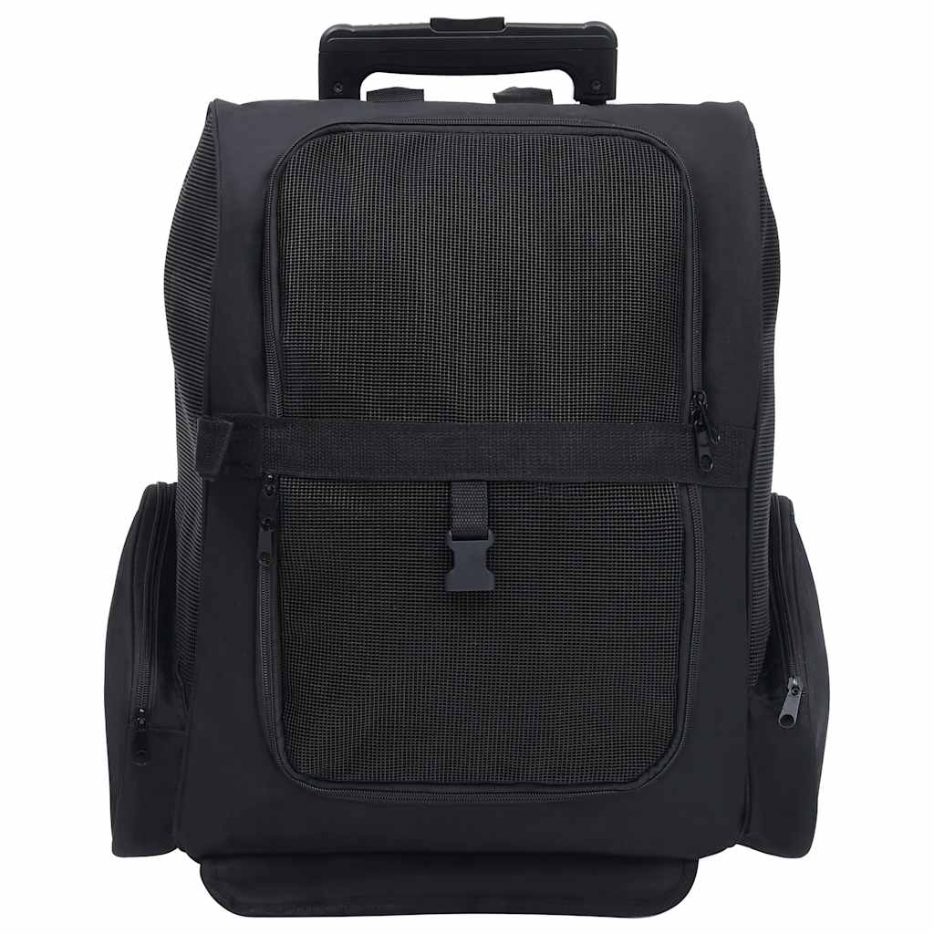 Vidaxl Pet Rolley pieghevole nero