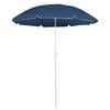 Vidaxl parasol met stalen paal 180 cm blauw