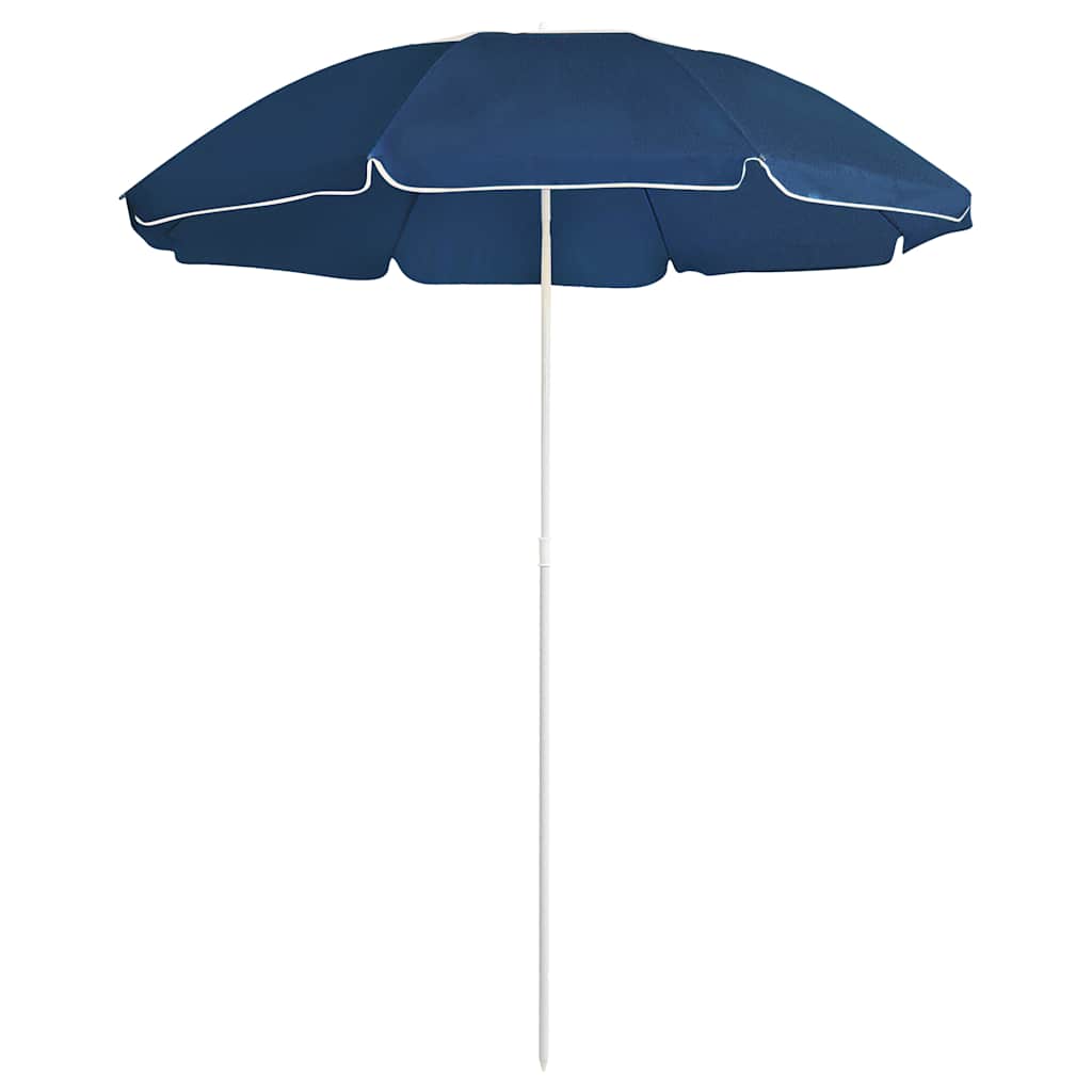Ombrellone Vidaxl con palo in acciaio 180 cm blu