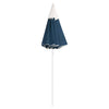 Vidaxl parasol met stalen paal 180 cm blauw