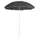 Vidaxl Parasol con polo in acciaio 180 cm antracite