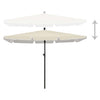Parasol Vidaxl con poste 210x140 cm de arena -Color
