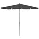 Vidaxl Parasol con polo 210x140 cm antracite -colorato
