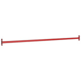 Vidaxl Rekstat 125 cm de acero rojo - afbeelding 1