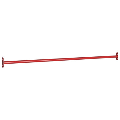 Vidaxl Rekkstaks 2 PCS 125 cm in acciaio rosso