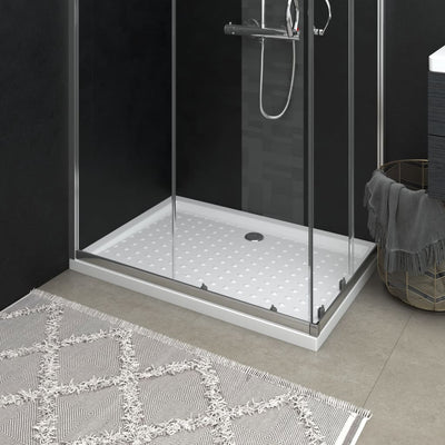 Vidaxl Dochoin vassoio con borchie 70x100x4 cm bianco