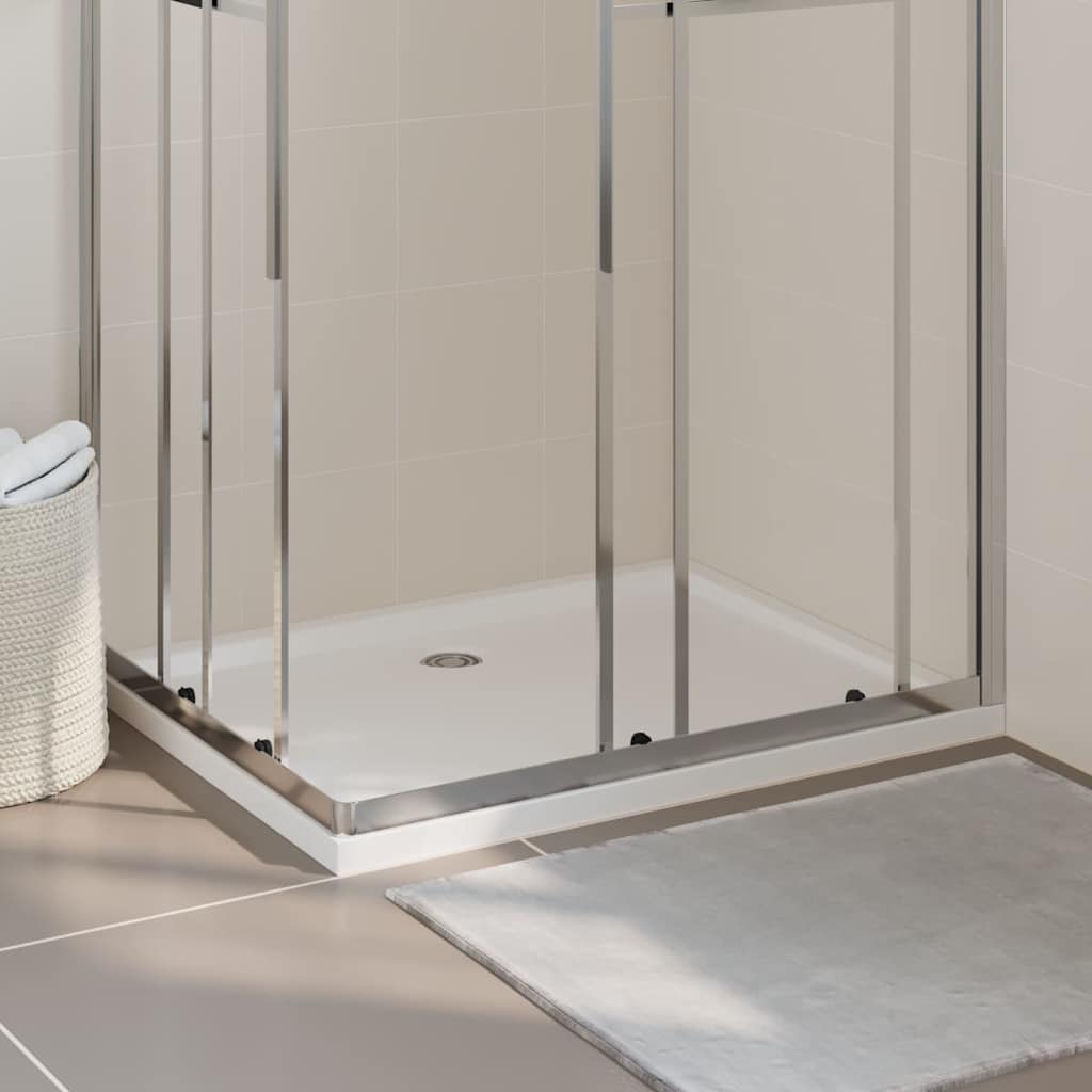 VIDAXL Doccia rettangolare 80x100 cm ABS