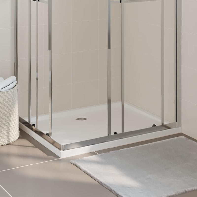 Vidaxl douchebak rechthoekig 80x100 cm abs