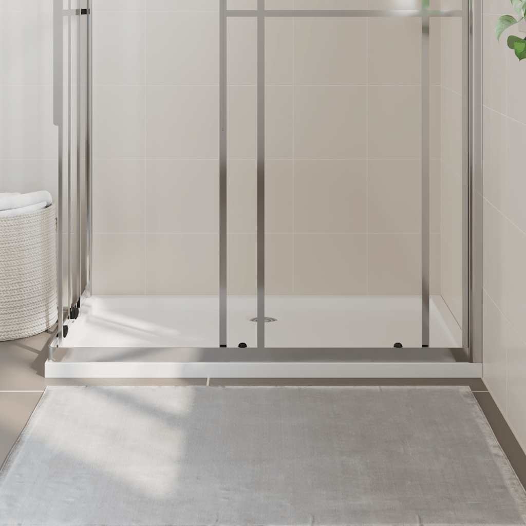 Bandeja de ducha Vidaxl rectangular 70x120 cm blanco