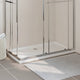 Bandeja de ducha Vidaxl rectangular 70x120 cm blanco