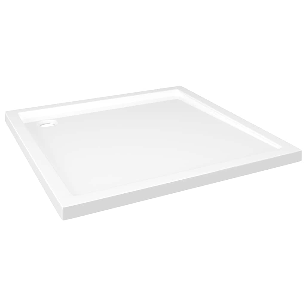 Vidaxl Shower bandeja cuadrado 80x80 cm blanco