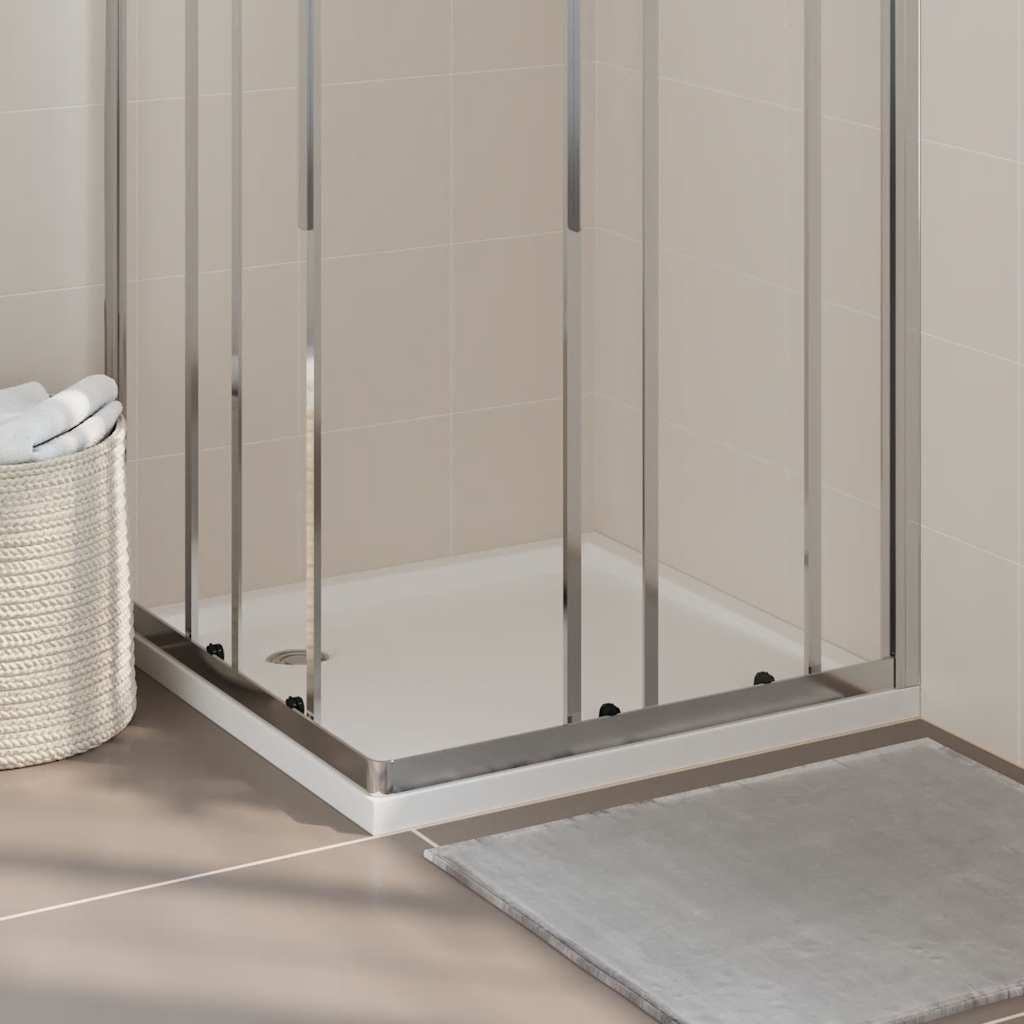 Vidaxl Shower bandeja cuadrado 80x80 cm blanco
