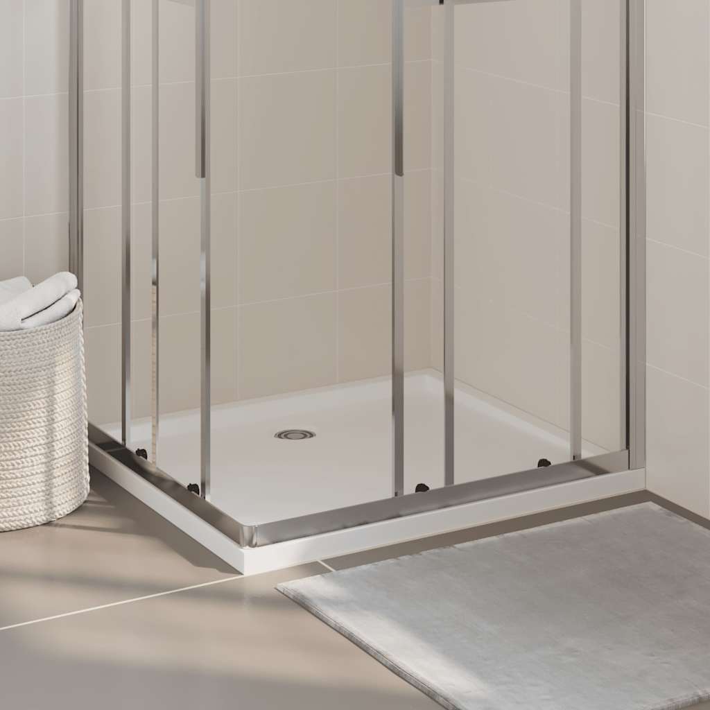 VIDAXL DOCHE DOCHE RECTANGULARE 80X90 CM BIANCO