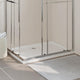 Bandeja de ducha Vidaxl rectangular 80x110 cm blanco