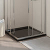 Vidaxl Shower bandeja cuadrado 90x90 cm negro
