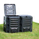 Vidaxl Compost Bin 1600 L Nero