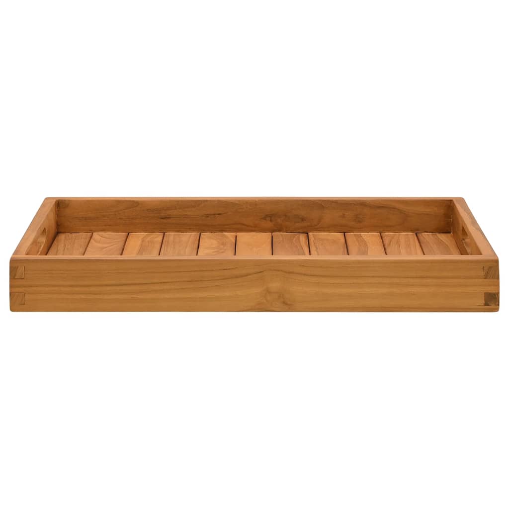VIDAXL VASSLE 60X35 cm Teak solido