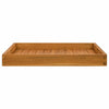 Vidaxl dienblad 60x60 cm massief teakhout