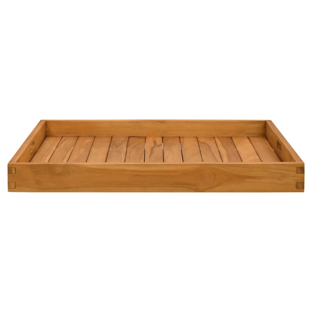 Vidaxl bandeja 70x70 cm Tea de teca sólida