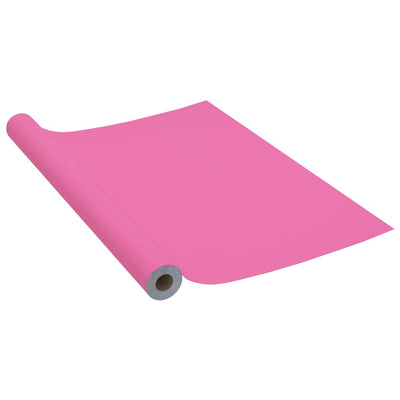 Vidaxl mobili olio autodesivi 500x90 cm PVC alto rosa rosa