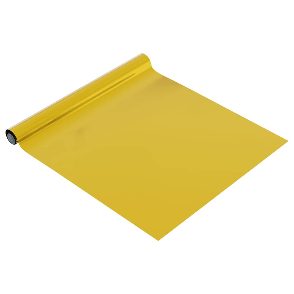 Vidaxl Furniture Olio autoadesivo 500x90 cm Pvc Alto lucido Oro colorato