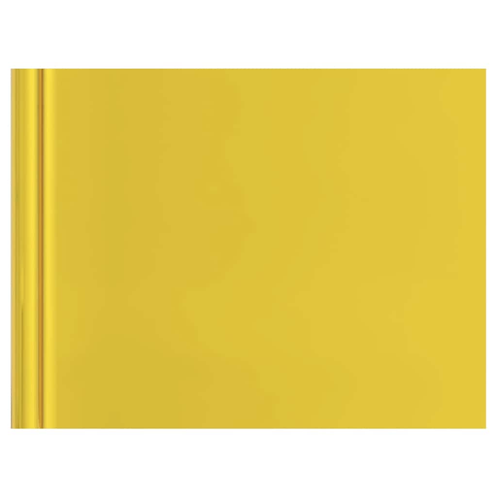 Vidaxl Furniture Olio autoadesivo 500x90 cm Pvc Alto lucido Oro colorato