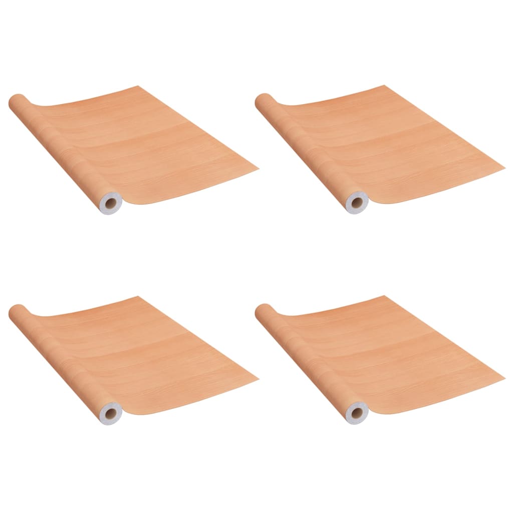 Vidaxl Muebles Aceites Autoadhesivo 2 ST 500X90 CM PVC Japonese Oak Colored