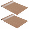 Oli per mobili vidaxl autoadesivo 2 pezzi 500x90 cm PVC Light Oak -colorato