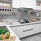 Oli per mobili Vidaxl autoadesivo 2 ST 500x90 cm PVC bianco