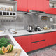 Oli per mobili Vidaxl autoadesivo 2 ST 500x90 cm PVC rosso