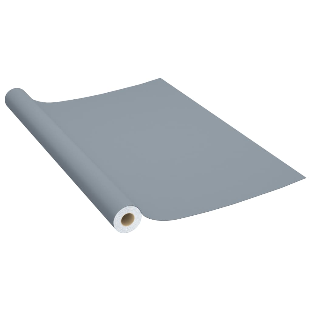 Aceites de muebles de Vidaxl Autoadhesivo 2 ST 500x90 CM PVC Gray