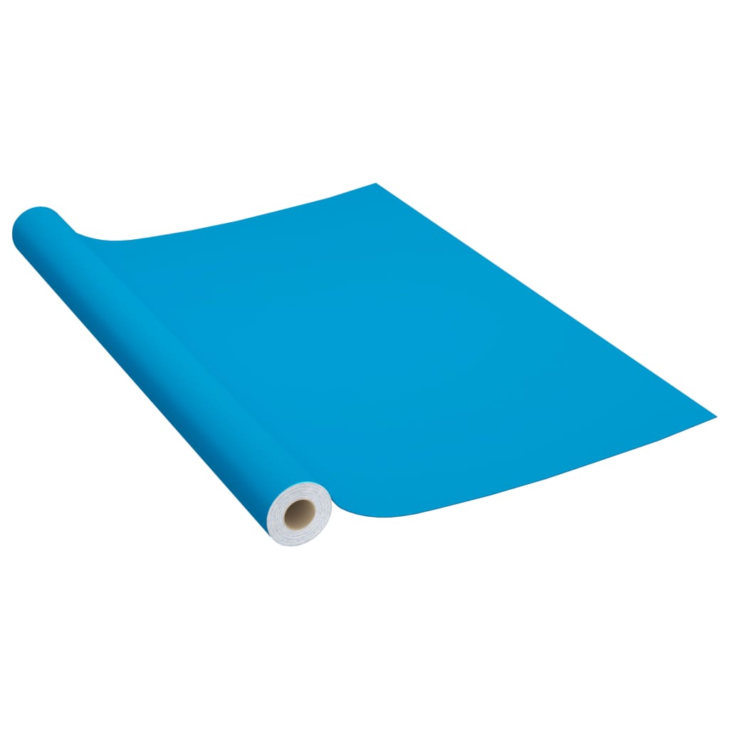 Vidaxl Muebles Aceites Autoadhesivo 2 ST 500X90 CM PVC Azure Azul