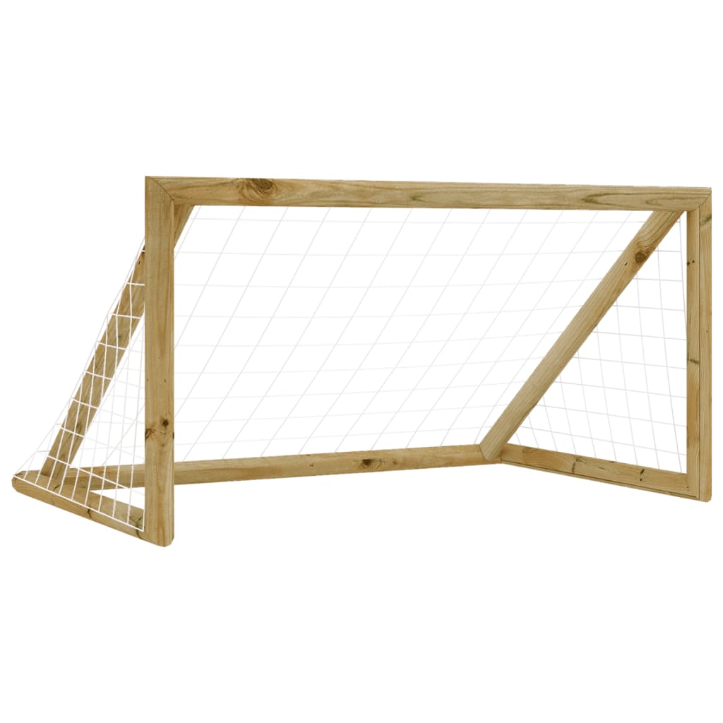 Vidaxl Football Gool con pino impregnato netto 120x60x80 cm