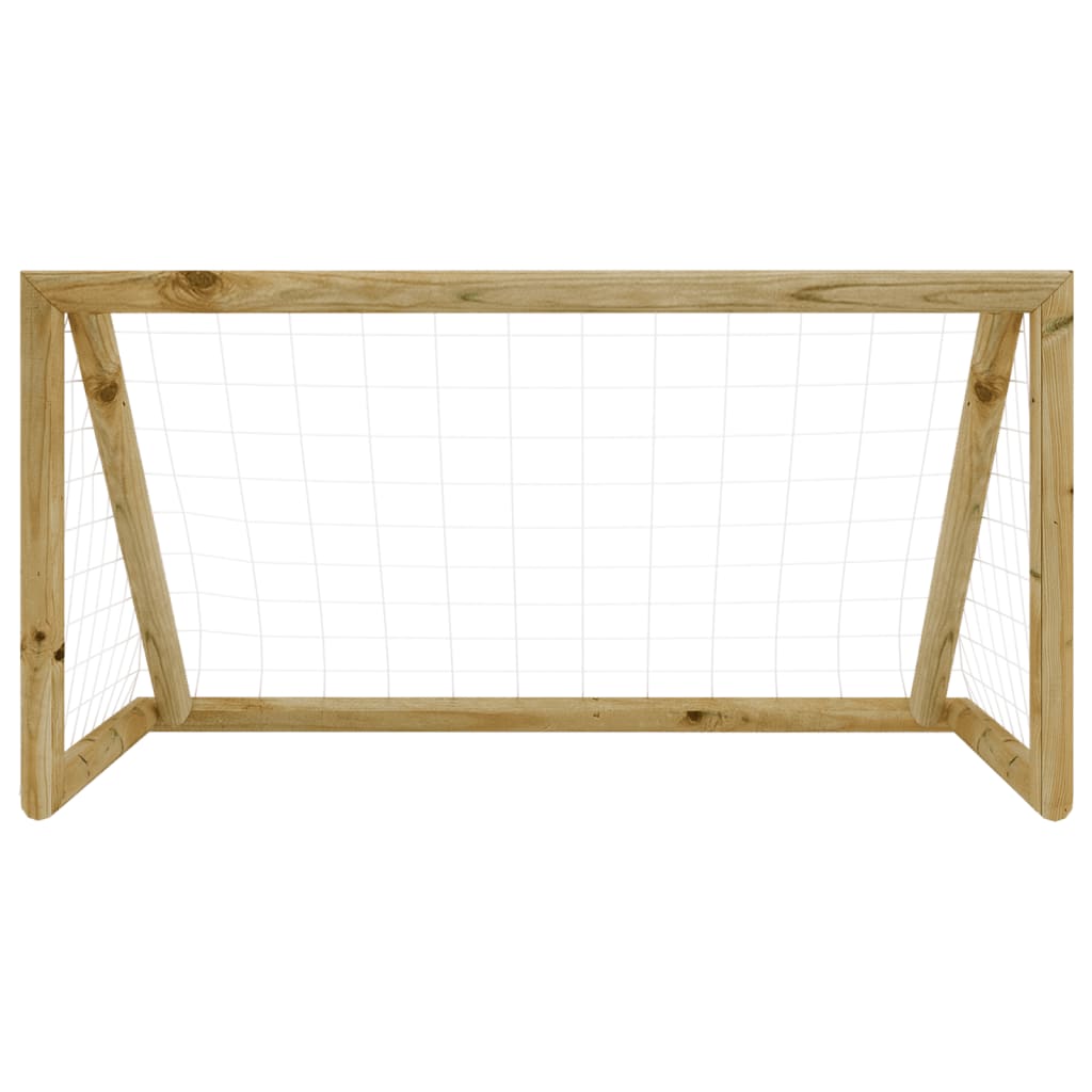Vidaxl Football Gool con pino impregnato netto 120x60x80 cm