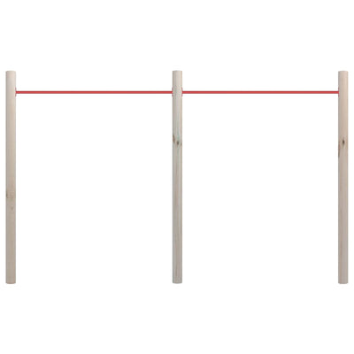 Varilla de buceo Vidaxl 272x170 cm Pino y acero impregnados