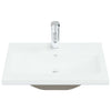 Vidaxl inbouwwastafel met kraan 61x39x18 cm keramiek wit
