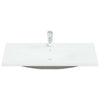 Vidaxl Built -in Table con tocco 101x39x18 cm bianco ceramico