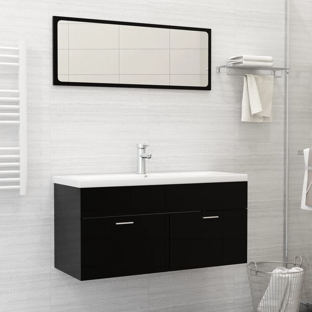 Vidaxl Built -in Table con tocco 101x39x18 cm bianco ceramico