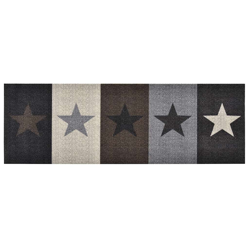 Vidaxl keukenmat wasbaar stars 60x180 cm
