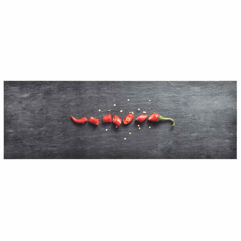 Vidaxl keukenmat wasbaar pepper 45x150 cm