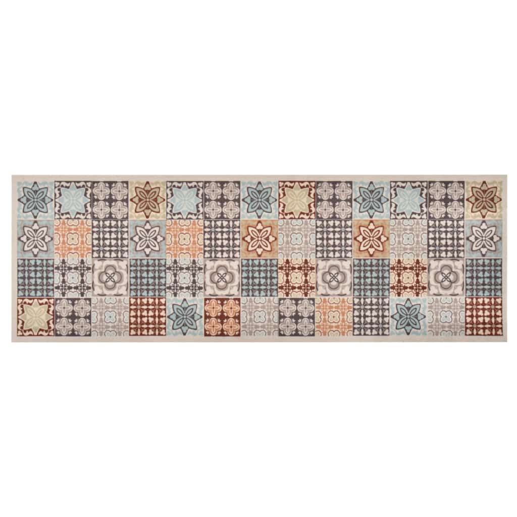 Vidaxl tappetino da cucina color mosaico lavabile 60x180 cm